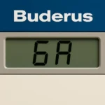 6a-buderus Display Buderus con errore 6A visibile