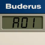a01-buderus Display caldaia Buderus con codice errore A01
