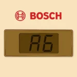 Display Bosch con errore A6 attivo