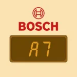 Errore A7 su display caldaia Bosch