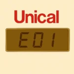 errore-e01-caldaia-unical Display caldaia Unical con codice errore E01