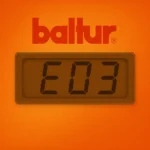 errore-e03-caldaia-baltur Schermo caldaia Baltur con errore E03 attivo