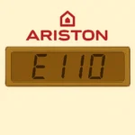 e110-ariston Display caldaia Ariston con codice E110