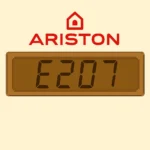 e207-ariston Caldaia Ariston con errore E207 evidenziato