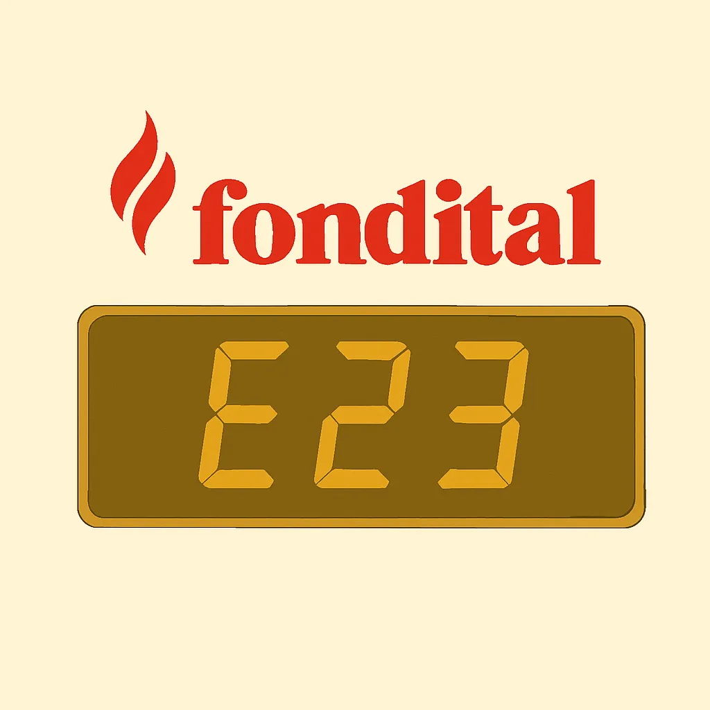 errore-e23-caldaia-fondital Errore E23 caldaia Fondital su display digitale