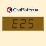 errore-e25-caldaia-chaffoteaux Errore E25 visualizzato su display Chaffoteaux