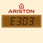 e303-ariston Schermo caldaia Ariston con codice errore E303
