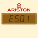e501-ariston Display Ariston che mostra l’errore E501