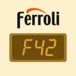 errore-f42-caldaia-ferroli.webp Display caldaia Ferroli con codice F42